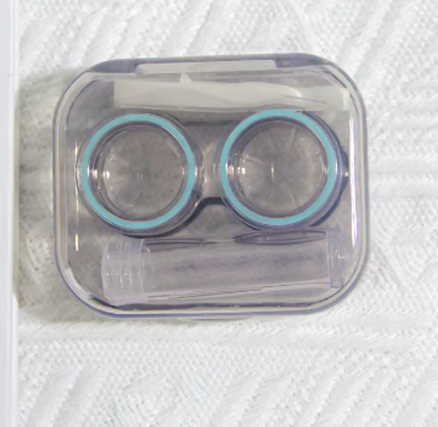 Estuches lentes de contacto transparente 3