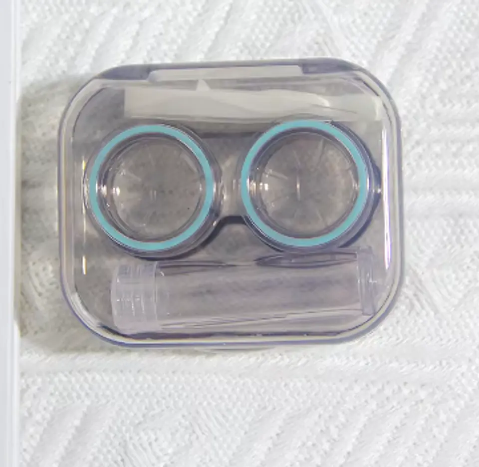 Estuches lentes de contacto transparente 3