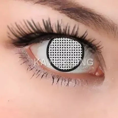 Lentes de contacto Blanco en red
