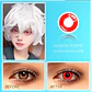 Lentes de contacto rojos halloween - Miniatura 2