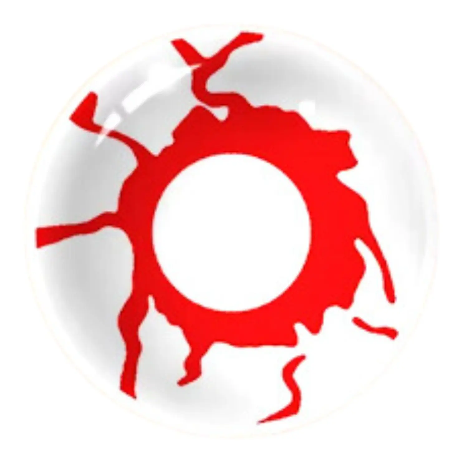 Lentes de contacto blanco con sangre 2