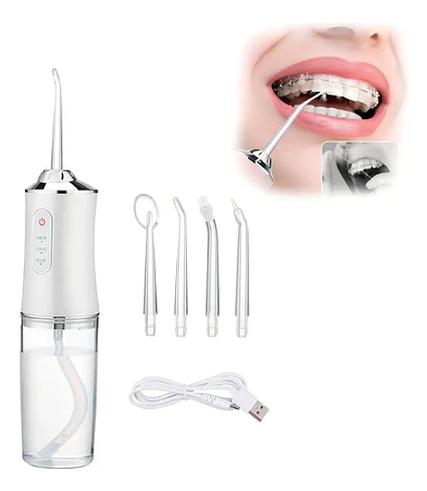 Irrigador Bucal Irrigador Limpiador Blanco Ideal Ortodoncia