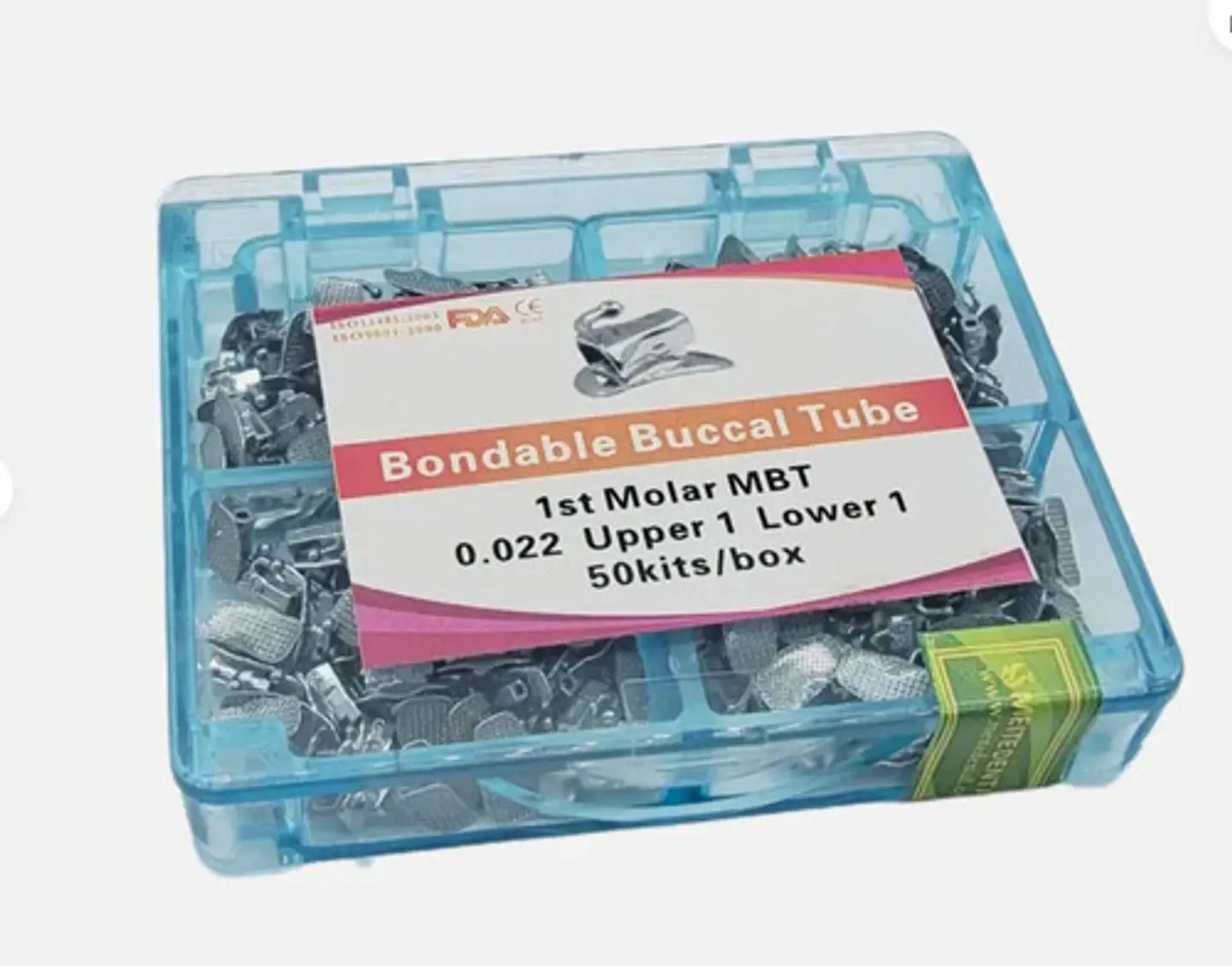 Kit Tubos De Ortodoncia 50 Juegos Brackets Y Accesorios 2