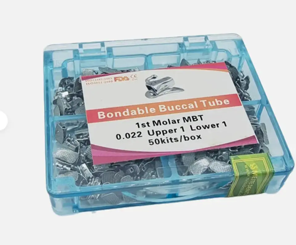 Kit Tubos De Ortodoncia 50 Juegos Brackets Y Accesorios 3