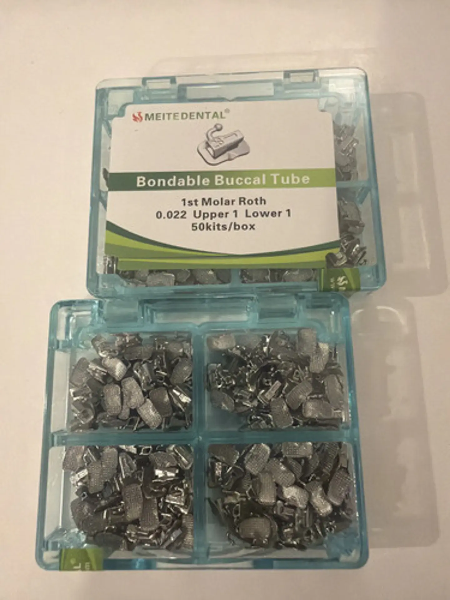 Kit Tubos De Ortodoncia 50 Juegos Brackets Y Accesorios 7