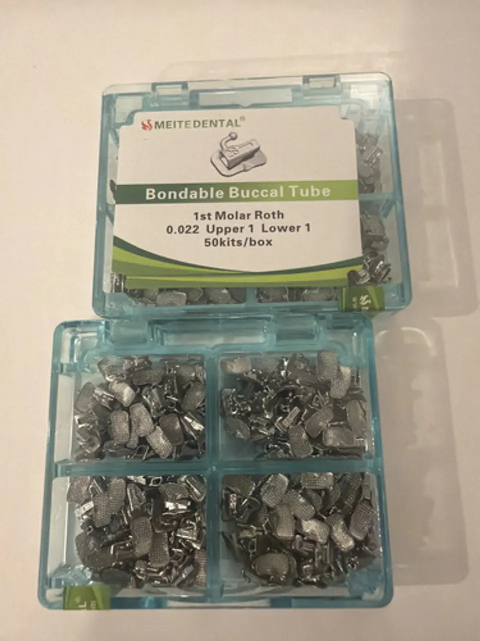 Kit Tubos De Ortodoncia 50 Juegos Brackets Y Accesorios 7