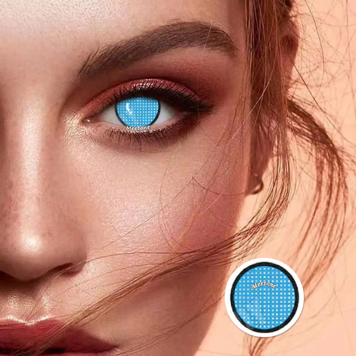 Lentes de contacto Azul en red 2