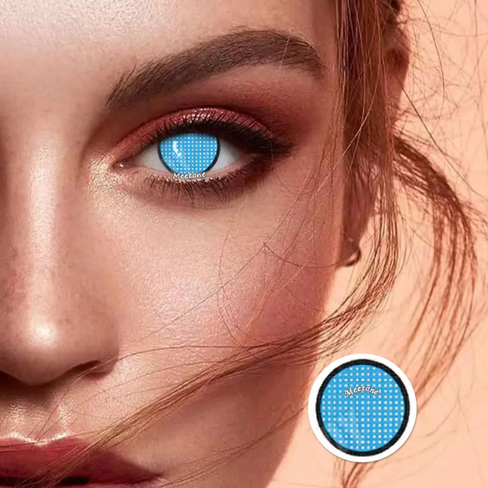 Lentes de contacto Azul en red 2
