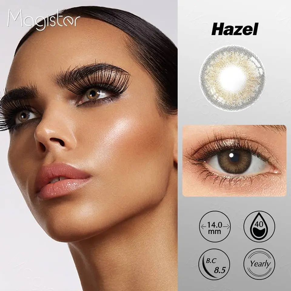 Lentes de contacto Delight  hazel 1