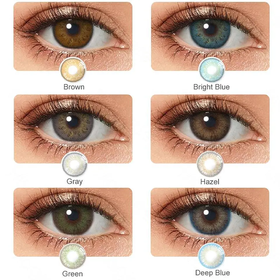 Lentes de contacto Delight  hazel 2