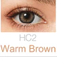 Lentes de contacto HC2 Warm brown - Miniatura 2