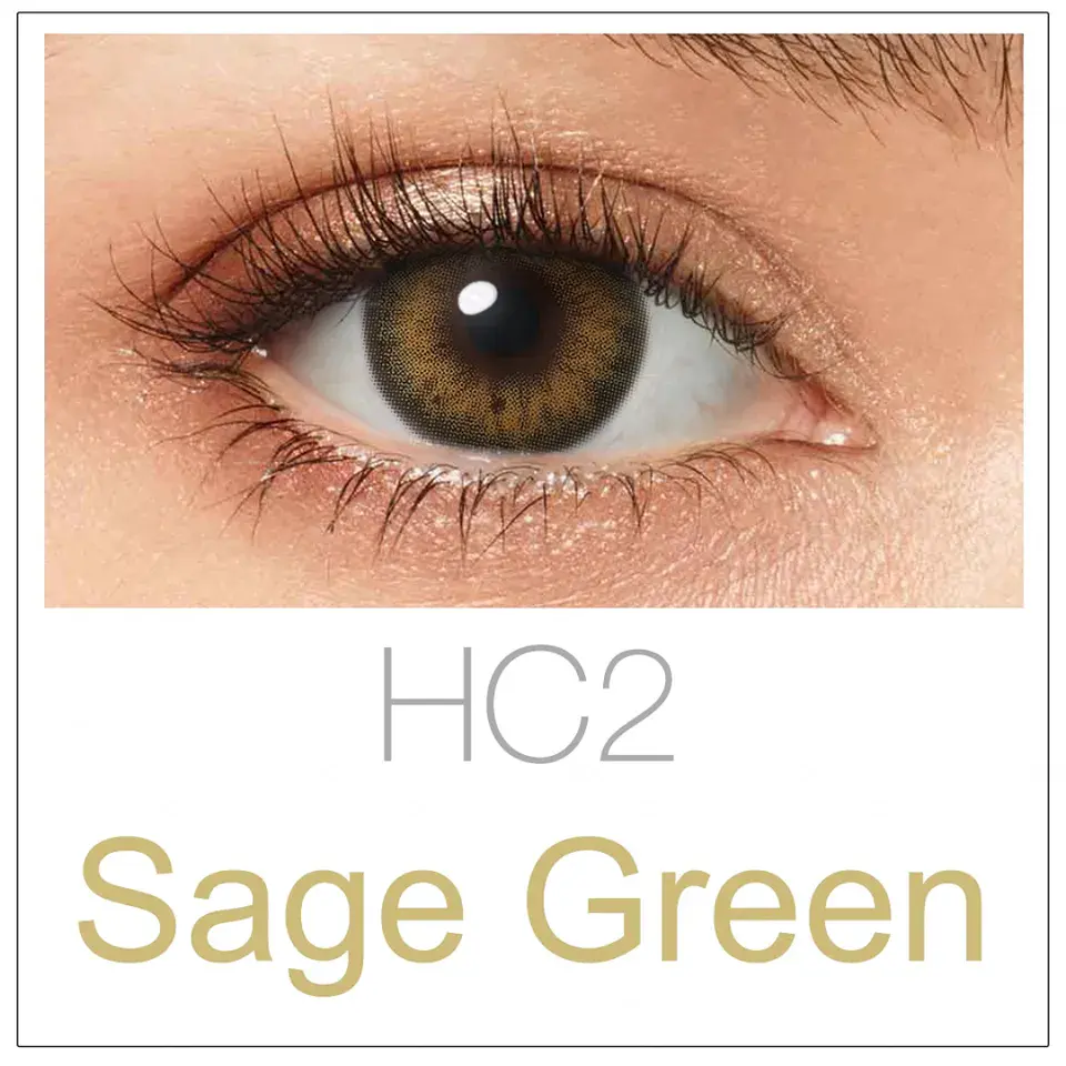 Lentes de contacto HC2 Sage Green 2