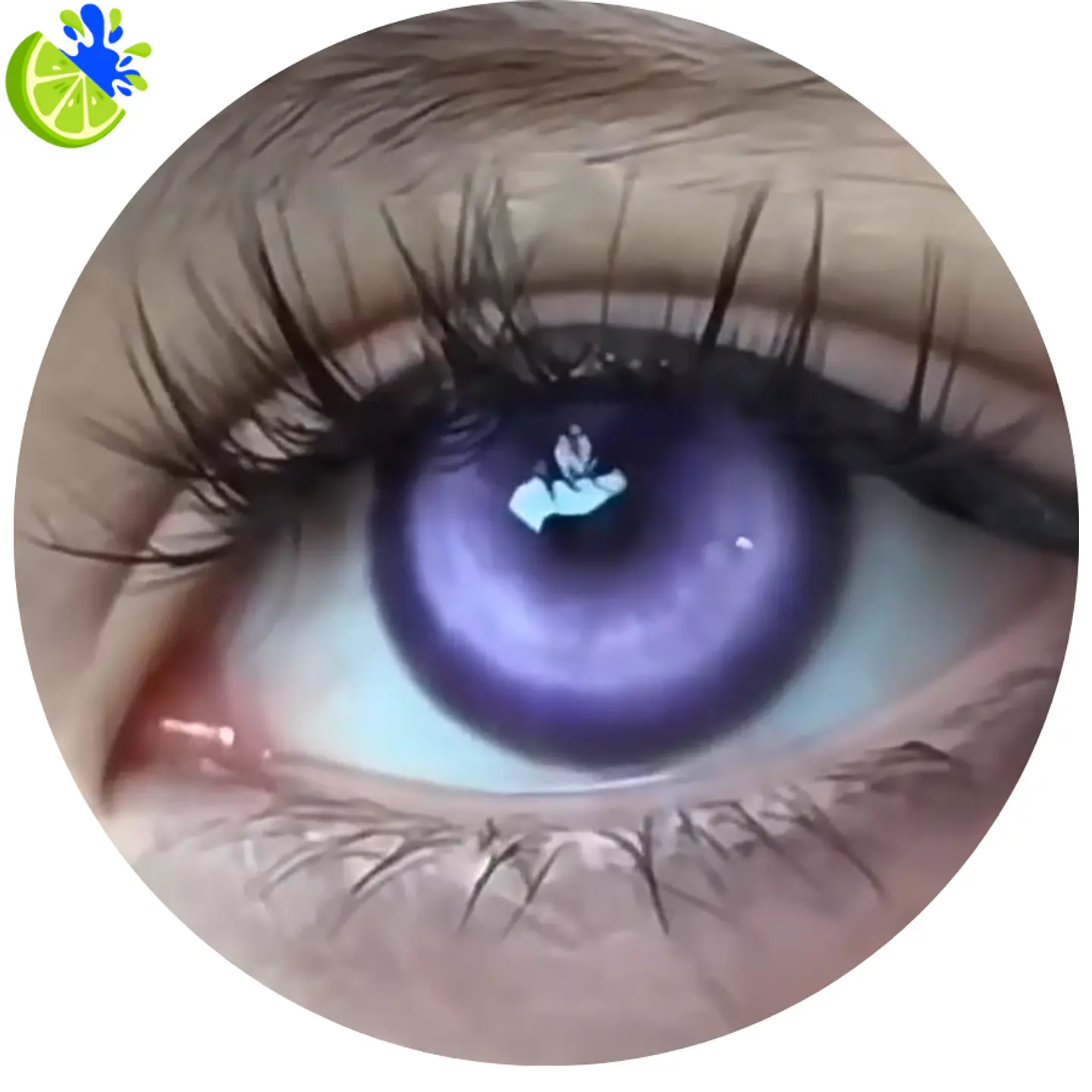 Lentes de contacto cyber  violeta 1