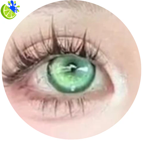 Lentes de contacto cyber  verde