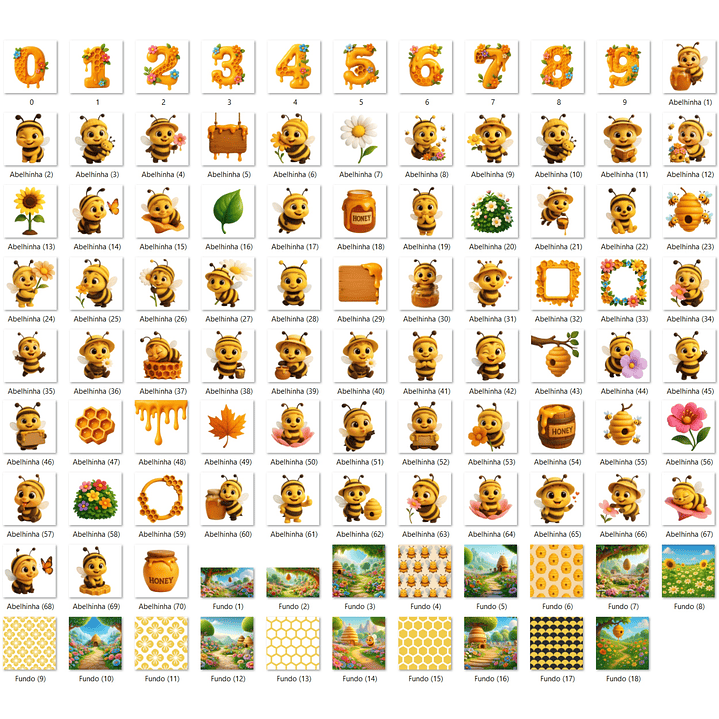 Kit Digital Abelhinha 2