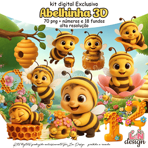 Kit Digital Abelhinha