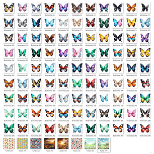 Kit Digital Borboletas