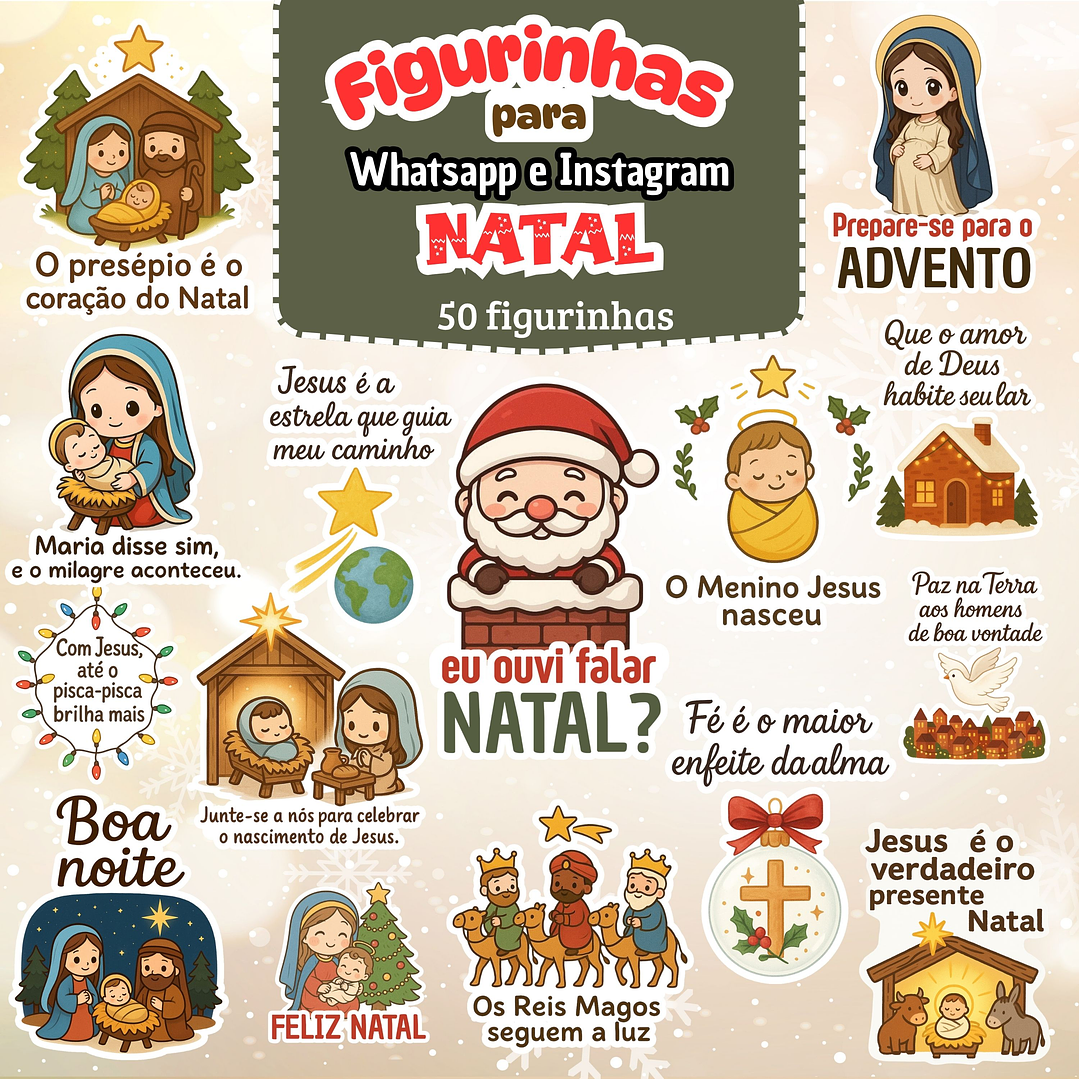 Figurinhas de NATAL para Whatsapp 1