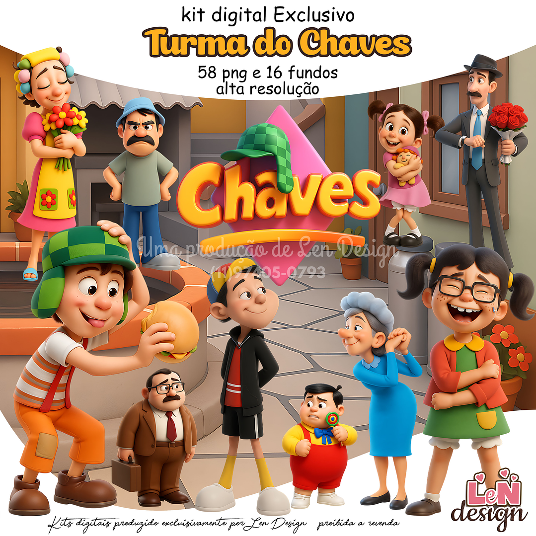 Kit Digital Turma do Chaves 1