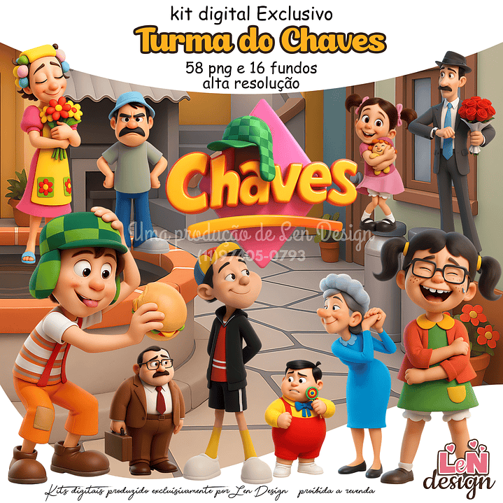 Kit Digital Turma do Chaves 1