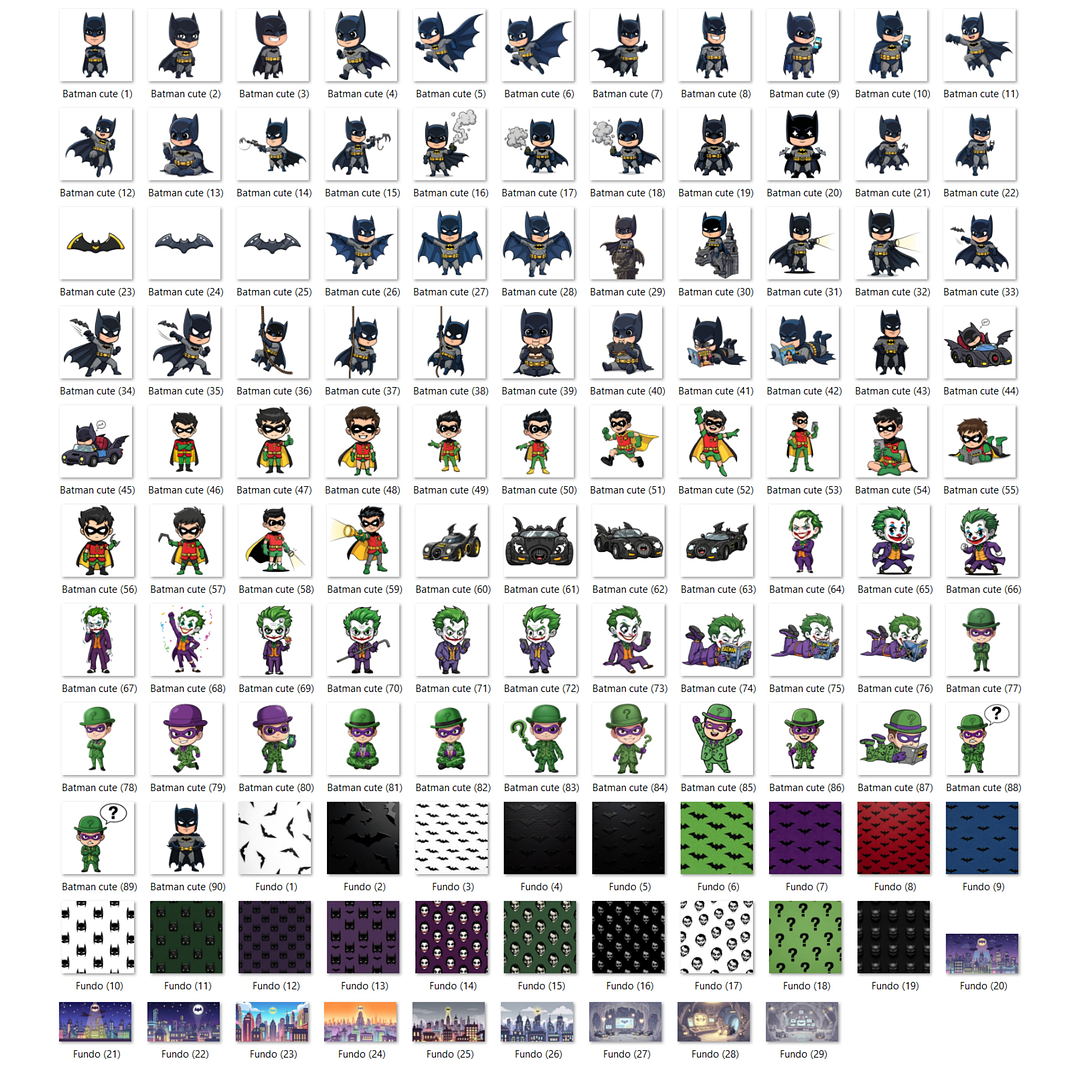 Kit Digital Batman cute 2