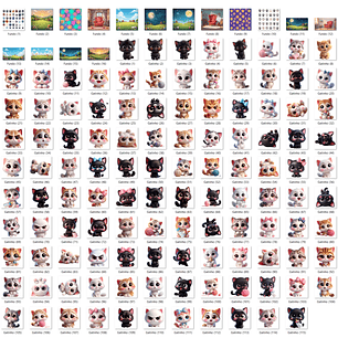 Kit Digital Gatinhos