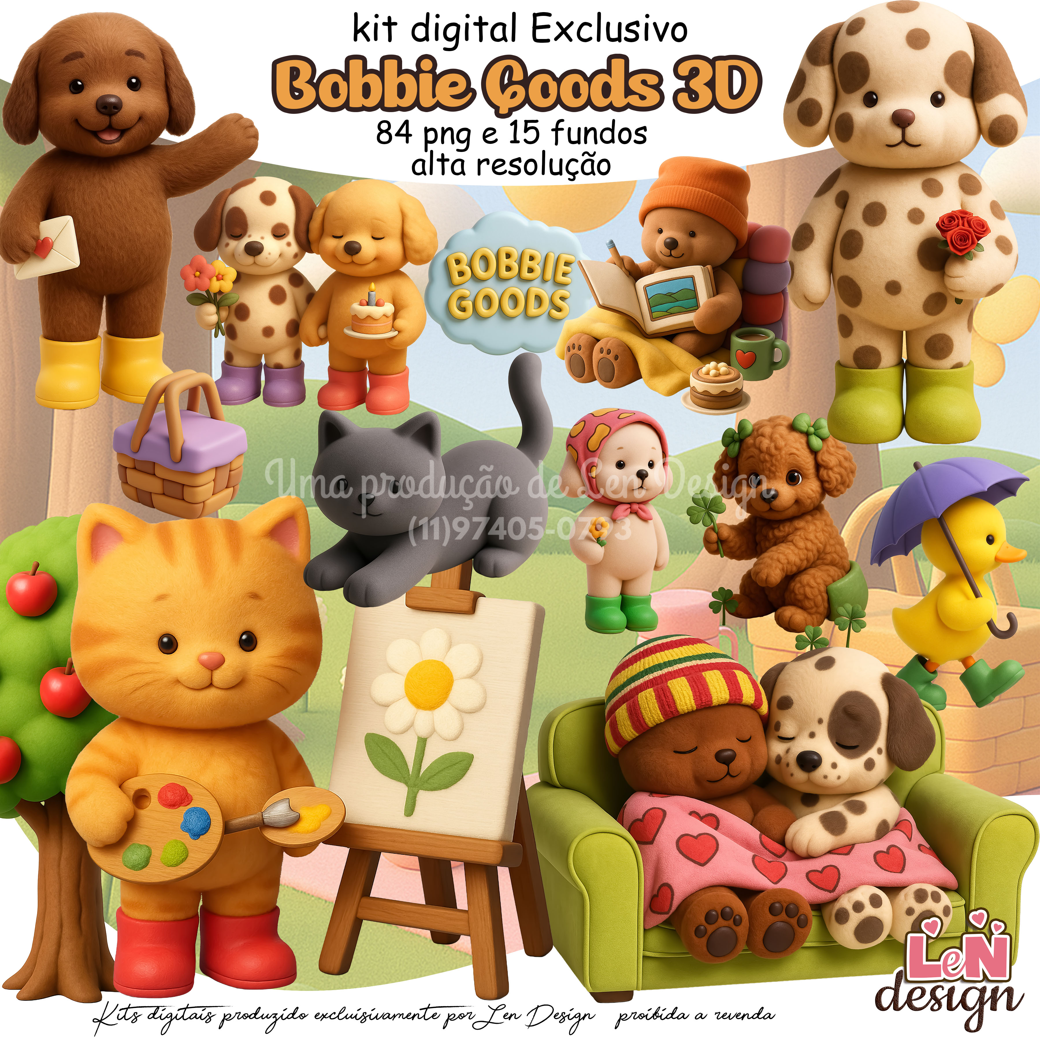 Kit Digital Bobbie Goods