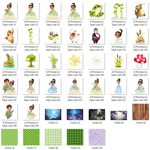 Kit Digital A Princesa e o Sapo cute