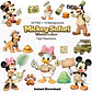Kit Digital Mickey Safari aquarela - Thumbnail 1