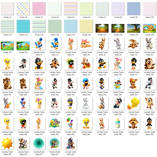 Kit Digital Looney Tunes baby