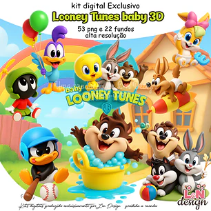 Kit Digital Looney Tunes baby