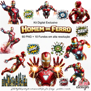 Kit Digital Homem de Ferro