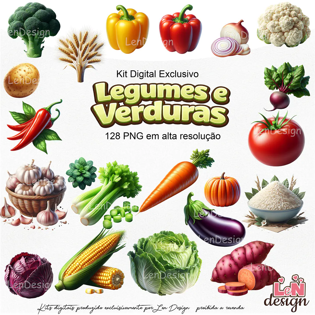 Kit Digital Legumes e Verduras 1