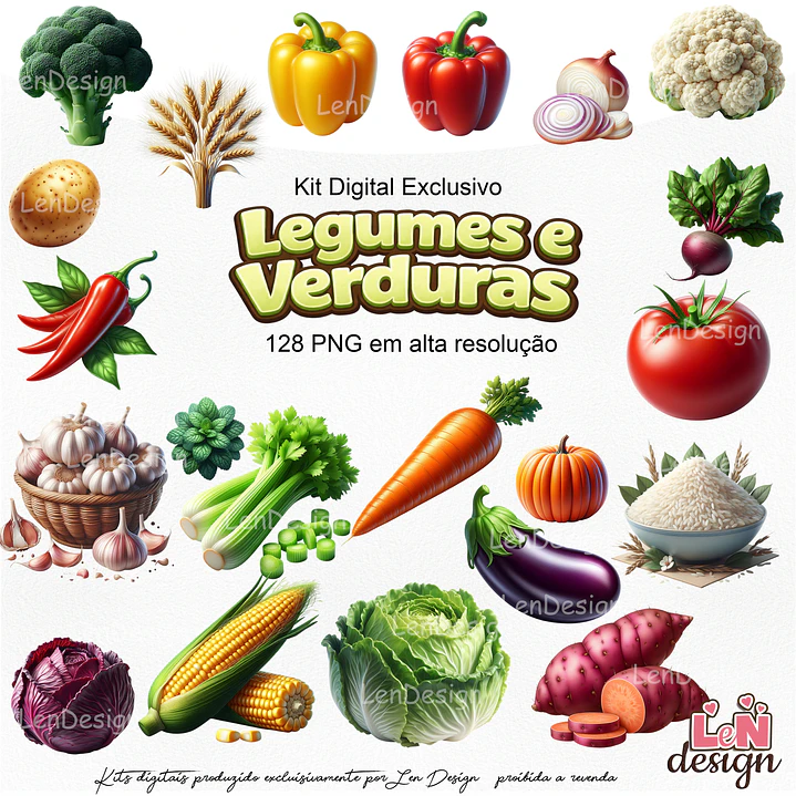 Kit Digital Legumes e Verduras 1
