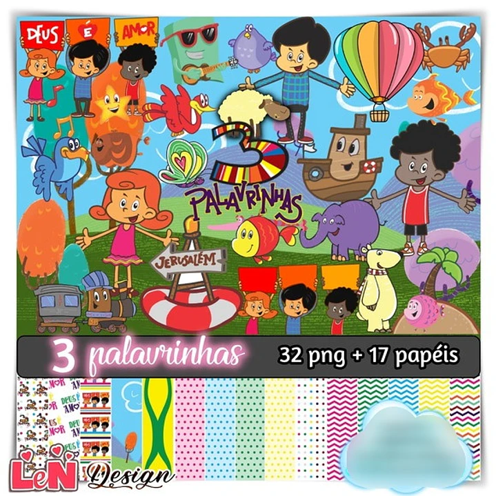 Kit Digital 3 Palavrinhas 1