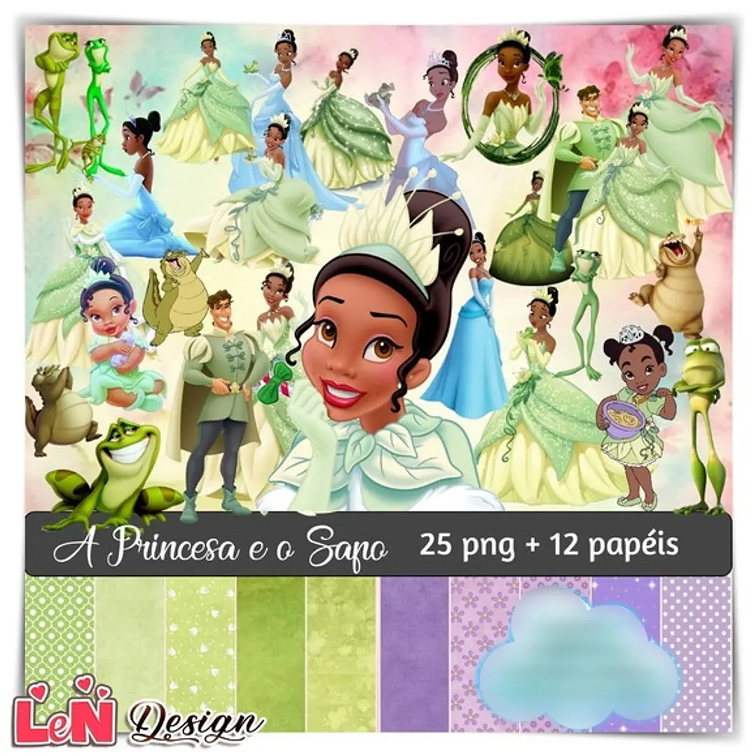 Kit Digital A Princesa e o Sapo 1