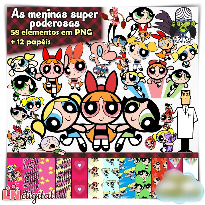 Kit Digital As Meninas super Poderosas 1