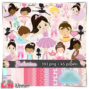 Kit Digital Bailarina