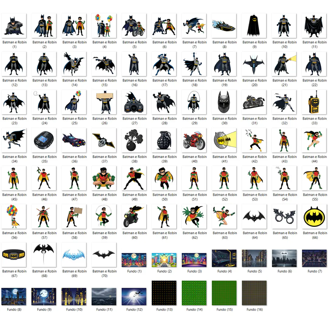 Kit Digital Batman e Robin 2