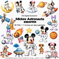 Kit Digital Mickey Astronauta aquarela - thumbnail 1
