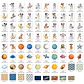 Kit Digital Mickey Astronauta aquarela - thumbnail 2