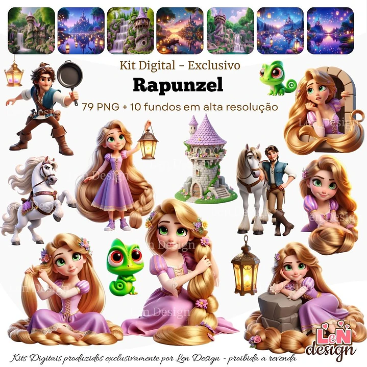 Kit Digital Rapunzel 1