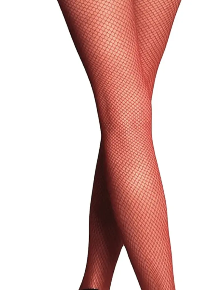 Medias rejilla roja  1