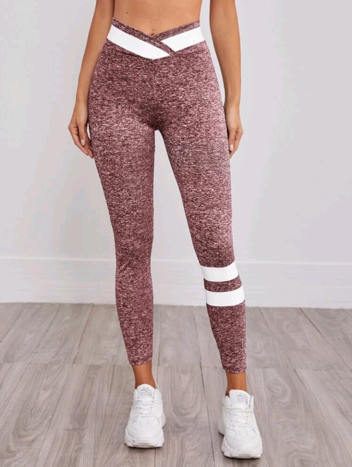 Leggins Deportivas raya azul 12