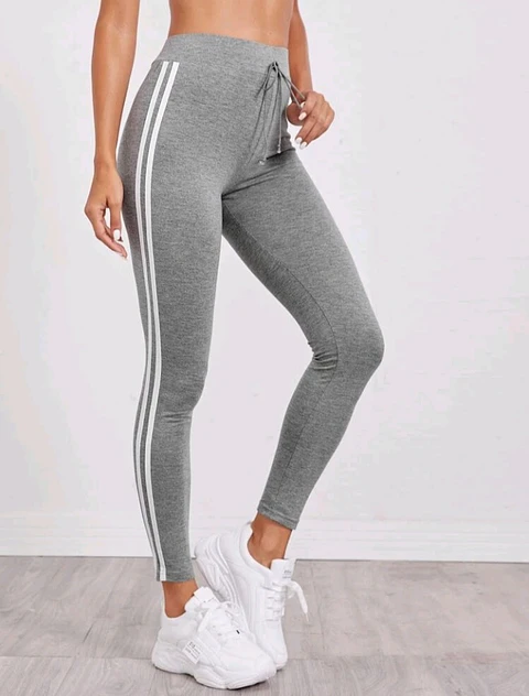 Leggins raya Blancas lateral