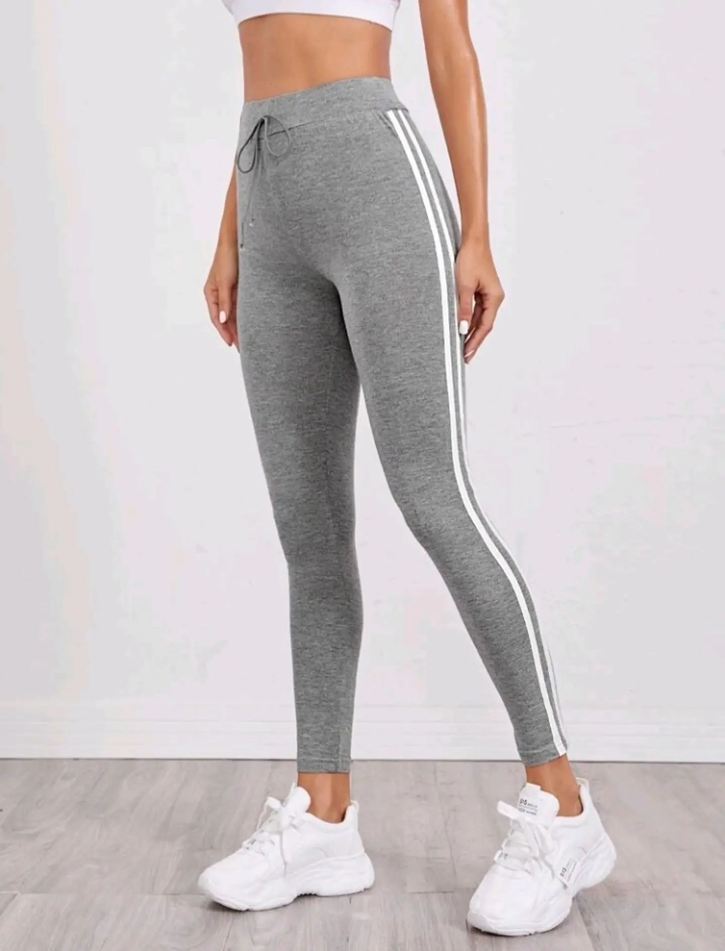 Leggins raya Blancas lateral 5