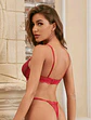 Conjunto 2 Pieza encaje rojo - thumbnail 2