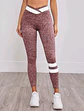 Leggins Deportivas raya burdeo - Miniatura 4