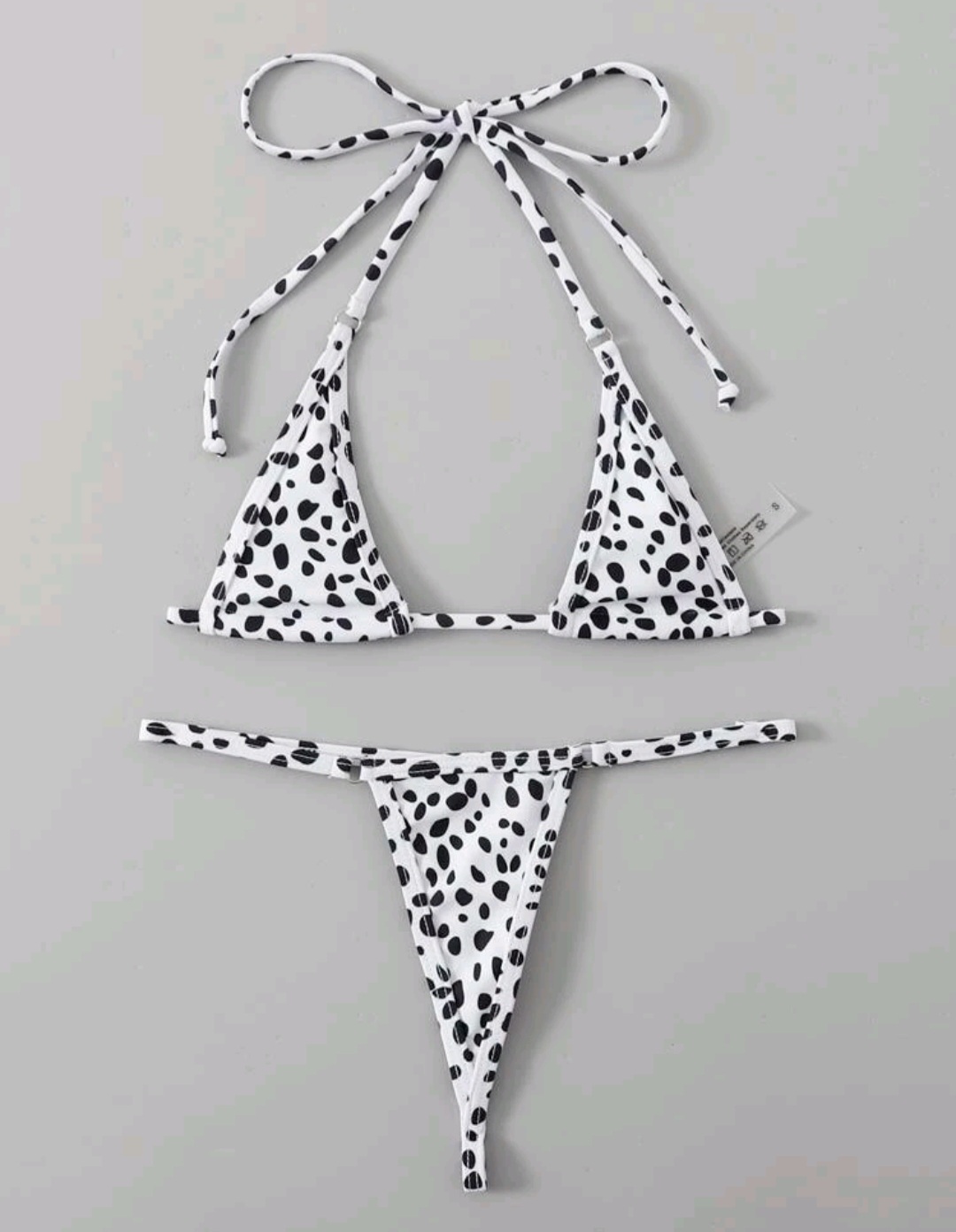 Mini Conjunto Animal Print Blanco 2