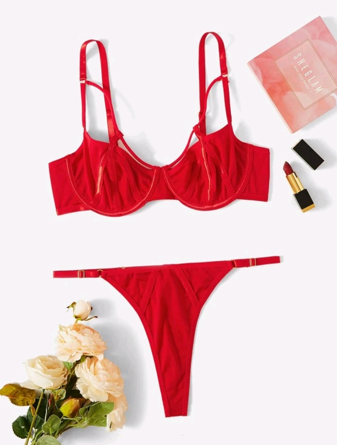 Conjunto 2 Piezas Rojo 1